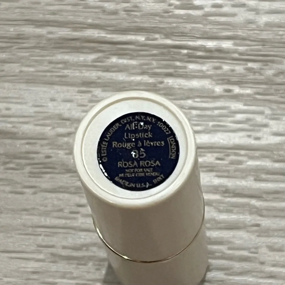 Estee Lauder All day Lipstick ROSA ROSA #85 White Smooth Case Vintage